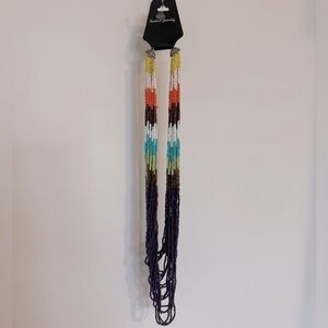 Fashion Jewelry Multicolor Beaded Necklace